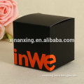 cheap black paper packing box